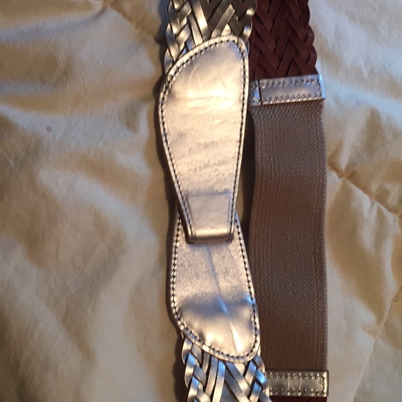 Metallic elastic belt Anthropologie - Picture 3 of 3